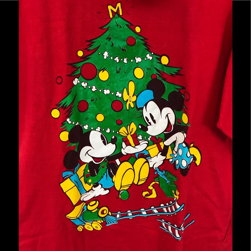 Vintage Micky and Minnie Christmas Shirt - Picture 2 of 5